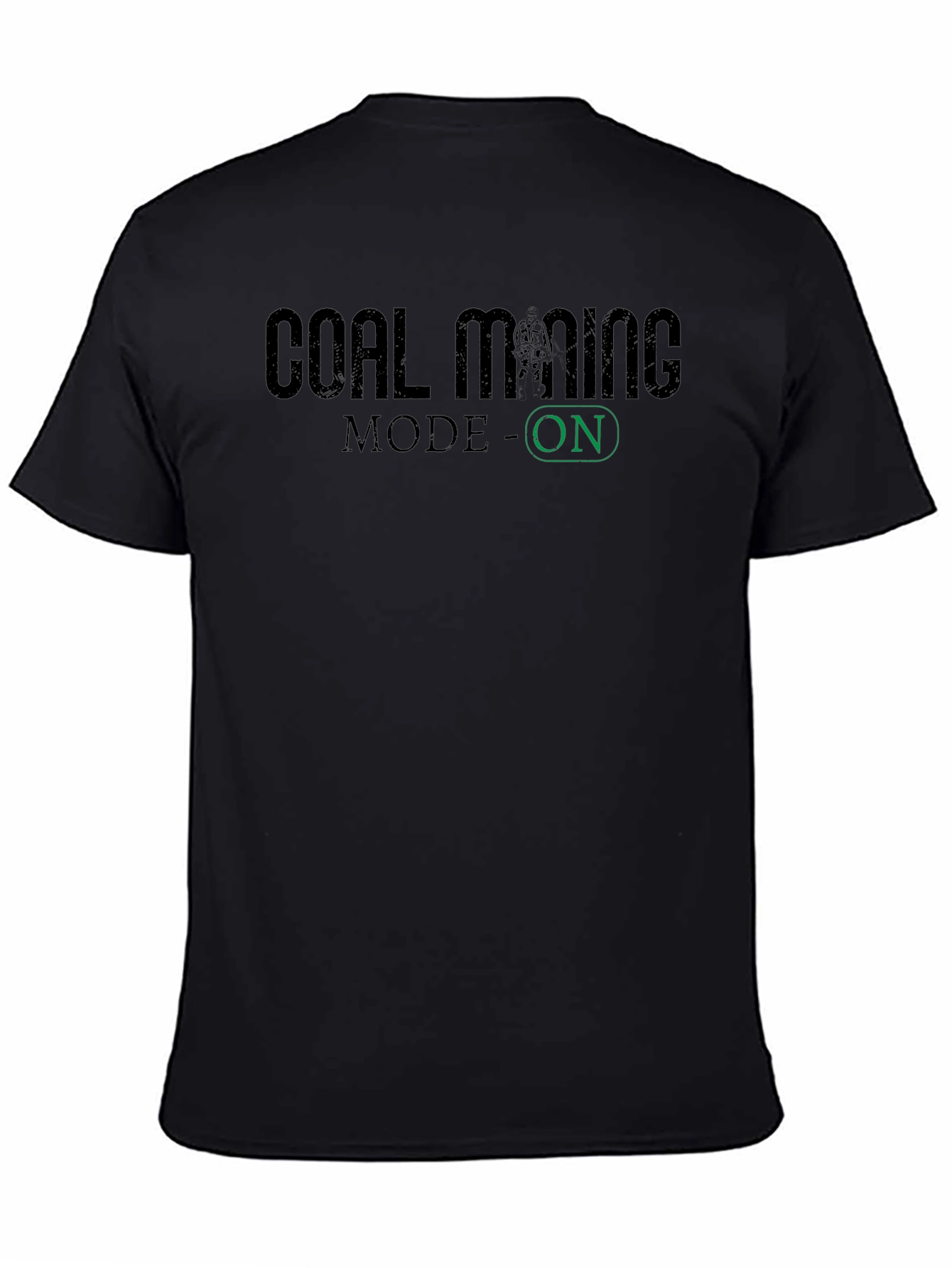 Camiseta Negra Coal Mining Mode On