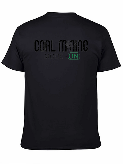 Camiseta Negra Coal Mining Mode On