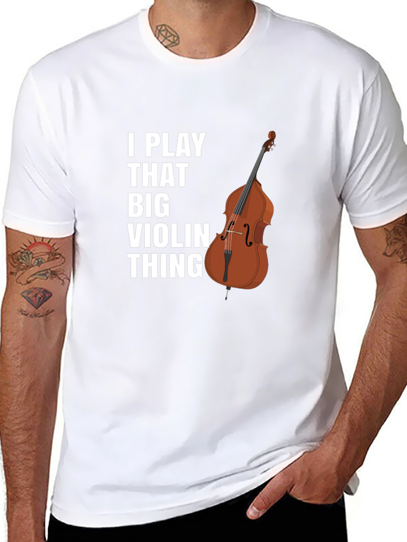 Camiseta Negra: Toco Ese Violín Grande