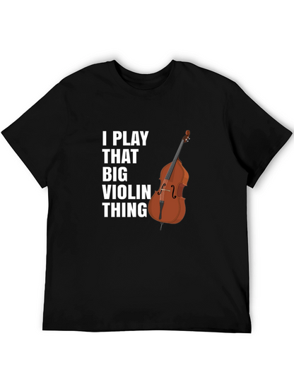 Camiseta Negra: Toco Ese Violín Grande