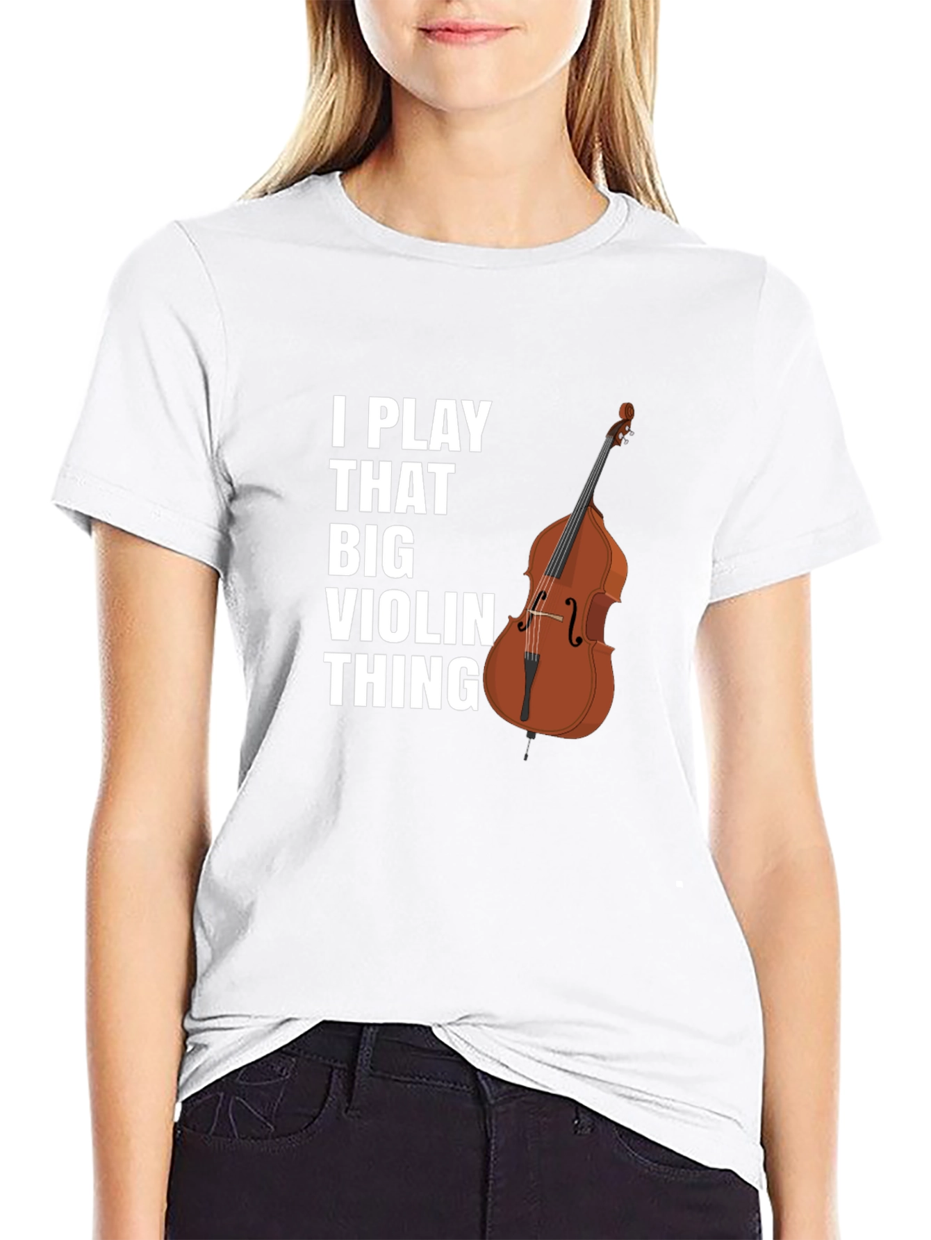 Camiseta Negra: Toco Ese Violín Grande