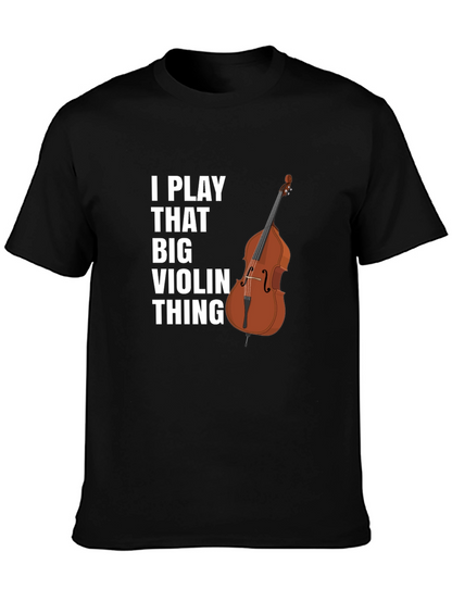 Camiseta Negra: Toco Ese Violín Grande