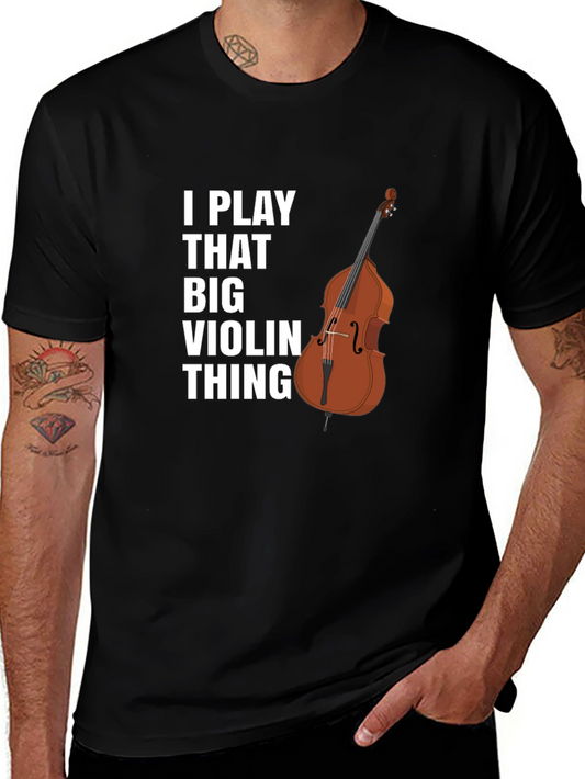 Camiseta Negra: Toco Ese Violín Grande