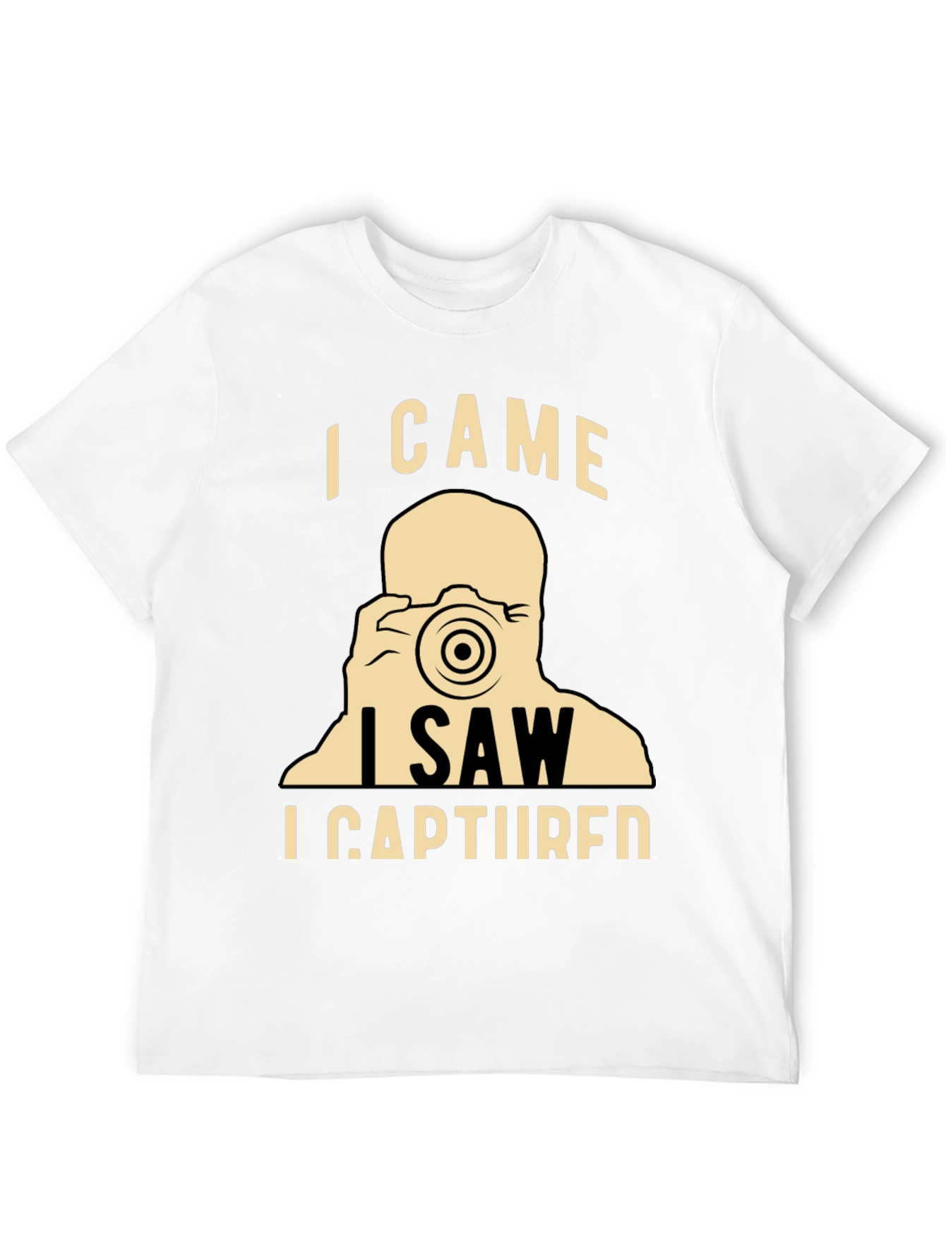 Camiseta Negra Vine Vi Capturé Fotógrafo