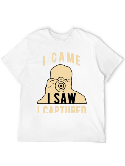 Camiseta Negra Vine Vi Capturé Fotógrafo