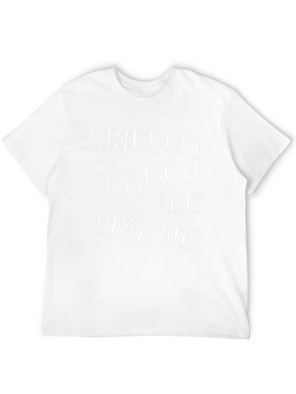 Camiseta Negra: Paz Libertad No a la Dictadura