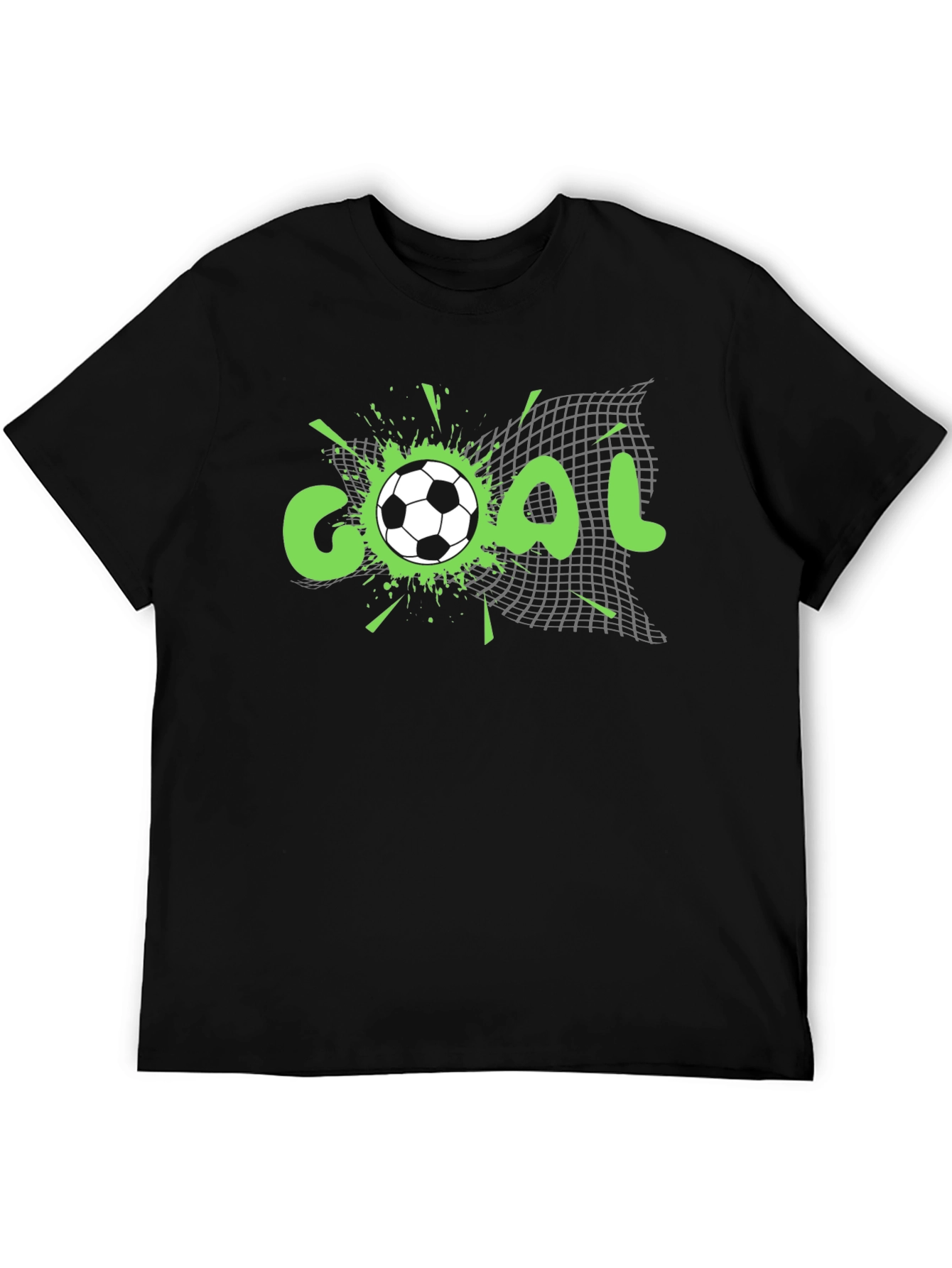 Camiseta Negra ¡GOL! Futbolera y Casual