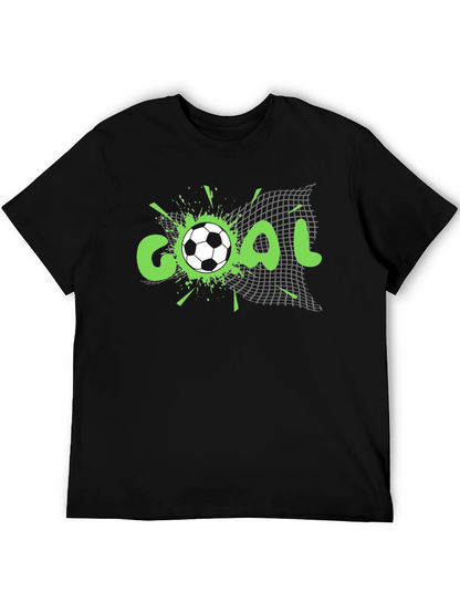 Camiseta Negra ¡GOL! Futbolera y Casual