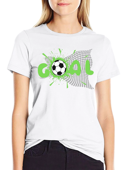 Camiseta Negra ¡GOL! Futbolera y Casual