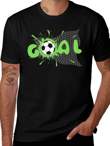 Camiseta Negra ¡GOL! Futbolera y Casual