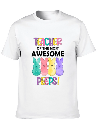 Camiseta Profesor Conejitos de Pascua - ¡Peeps Asombrosos!
