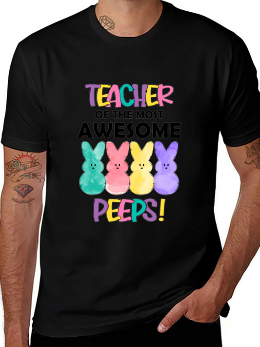 Camiseta Profesor Conejitos de Pascua - ¡Peeps Asombrosos!