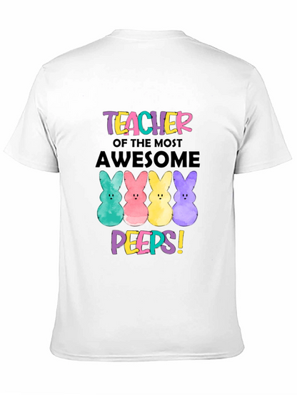 Camiseta Profesor Conejitos de Pascua - ¡Peeps Asombrosos!