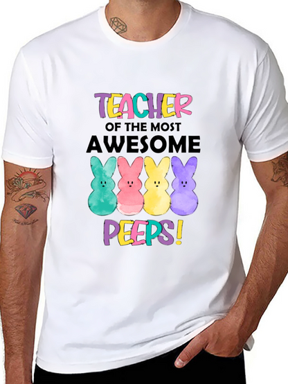 Camiseta Profesor Conejitos de Pascua - ¡Peeps Asombrosos!