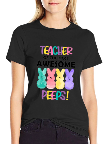 Camiseta Profesor Conejitos de Pascua - ¡Peeps Asombrosos!