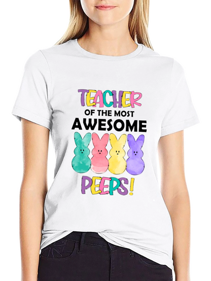 Camiseta Profesor Conejitos de Pascua - ¡Peeps Asombrosos!