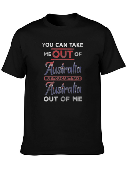 Camiseta Negra Australia Patriótica