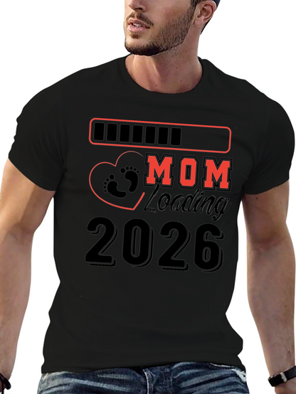 Camiseta Negra Mamá Cargando 2026
