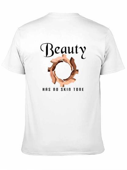 Camiseta Negra: La Belleza No Tiene Tono de Piel
