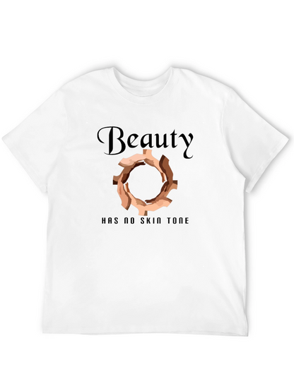 Camiseta Negra: La Belleza No Tiene Tono de Piel