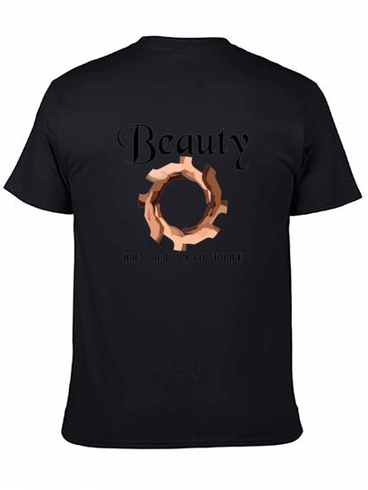 Camiseta Negra: La Belleza No Tiene Tono de Piel
