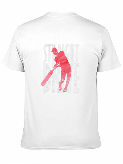 Camiseta Negra Straight Drive Cricket
