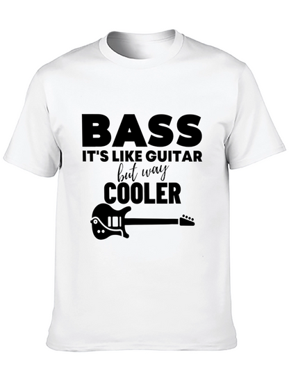 Camiseta Negra Bass - Más Cool Que Guitarra