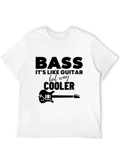 Camiseta Negra Bass - Más Cool Que Guitarra