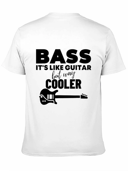 Camiseta Negra Bass - Más Cool Que Guitarra