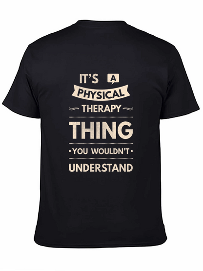 Camiseta Negra - Terapia Física No Entenderías