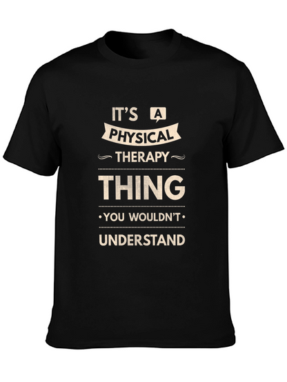 Camiseta Negra - Terapia Física No Entenderías
