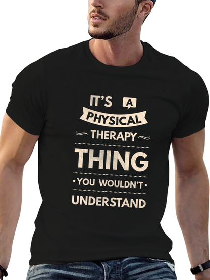 Camiseta Negra - Terapia Física No Entenderías