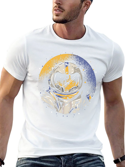 Camiseta Negra Astronauta Espacio