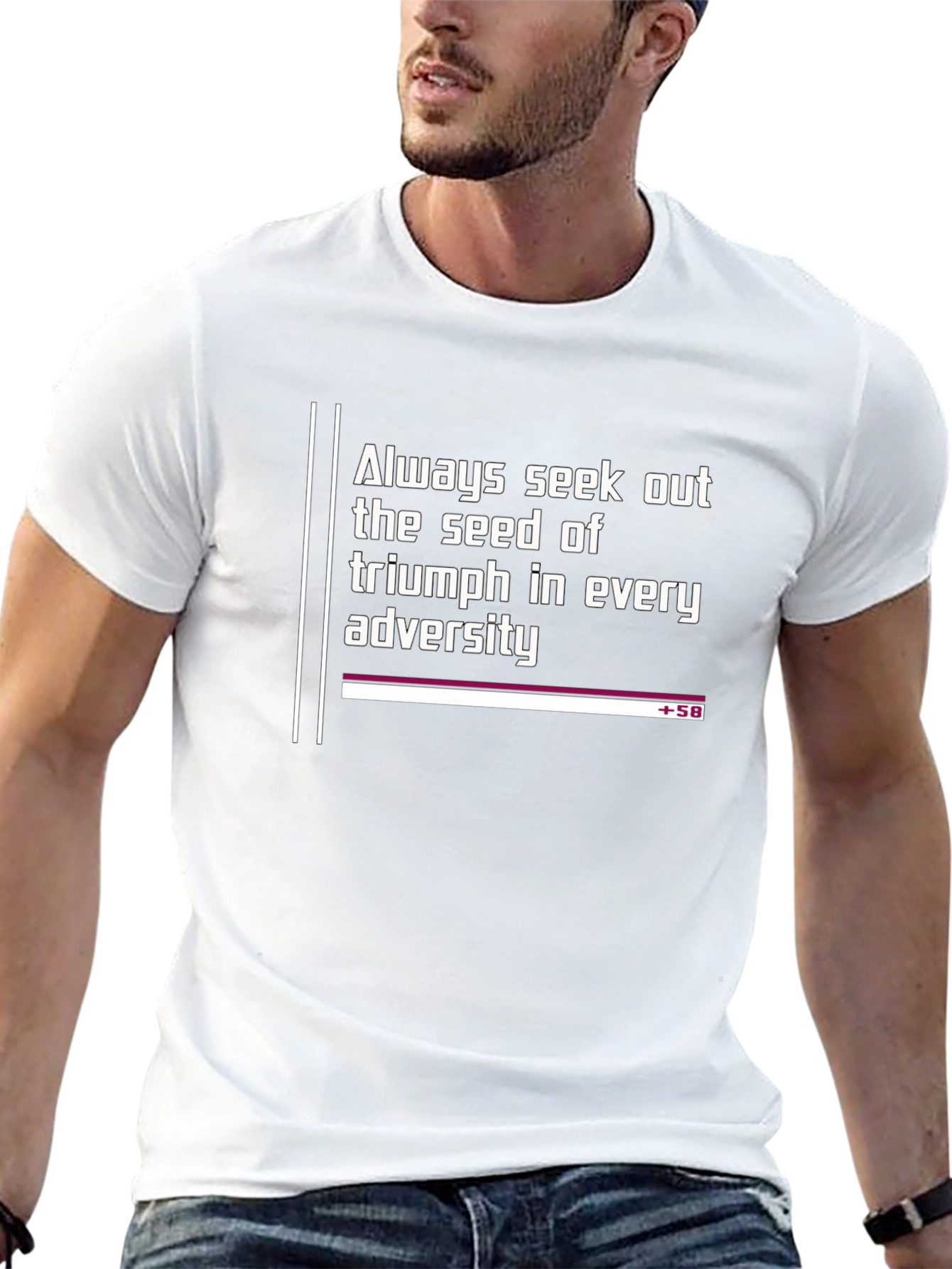 Camiseta Negra: Siempre Busca el Triunfo