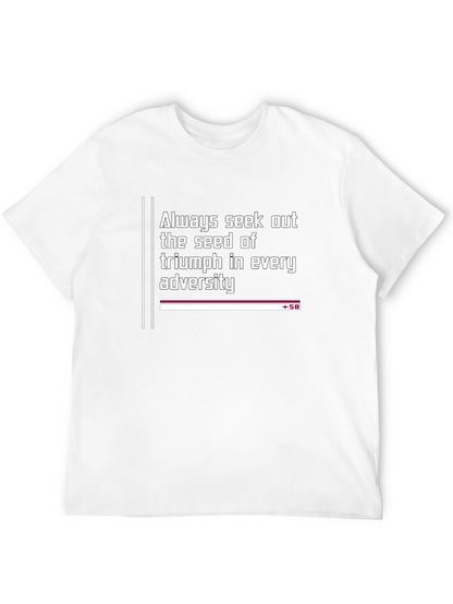 Camiseta Negra: Siempre Busca el Triunfo