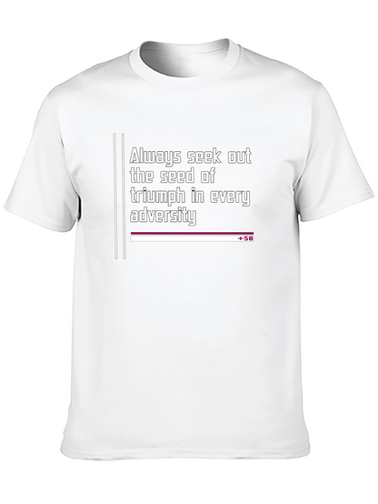 Camiseta Negra: Siempre Busca el Triunfo