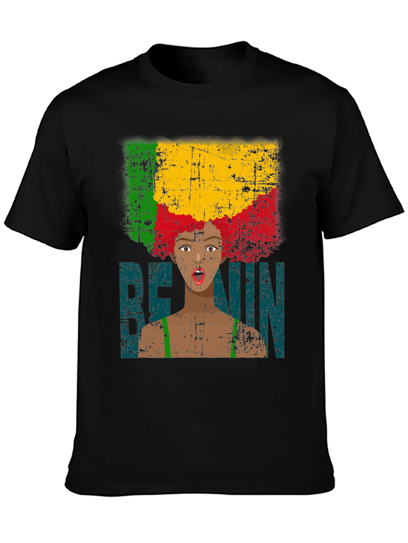 Camiseta con Diseño de Benin para Hombre