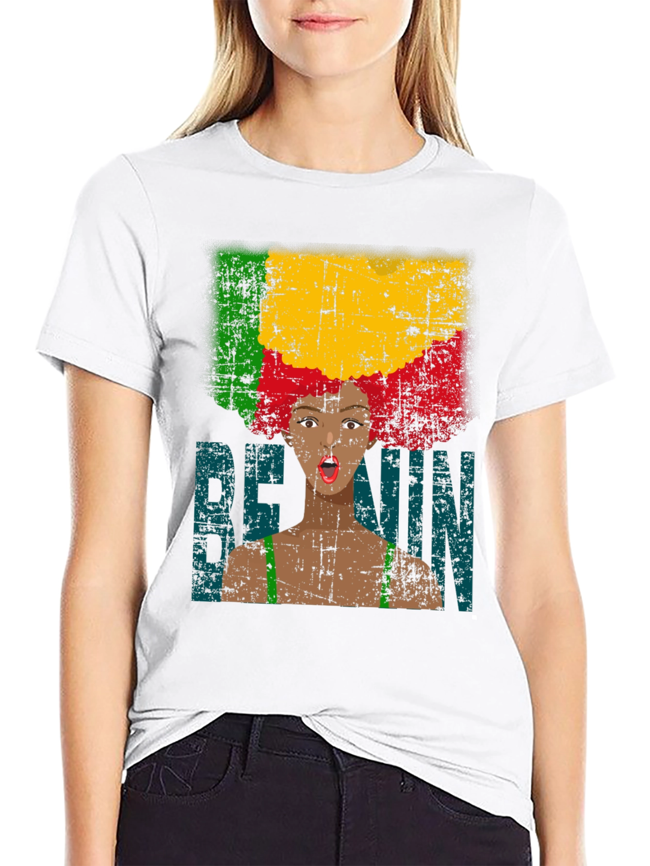 Camiseta con Diseño de Benin para Hombre