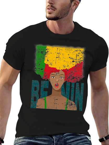 Camiseta con Diseño de Benin para Hombre