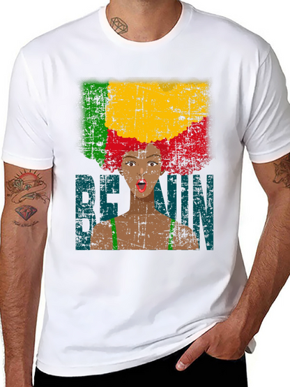 Camiseta con Diseño de Benin para Hombre