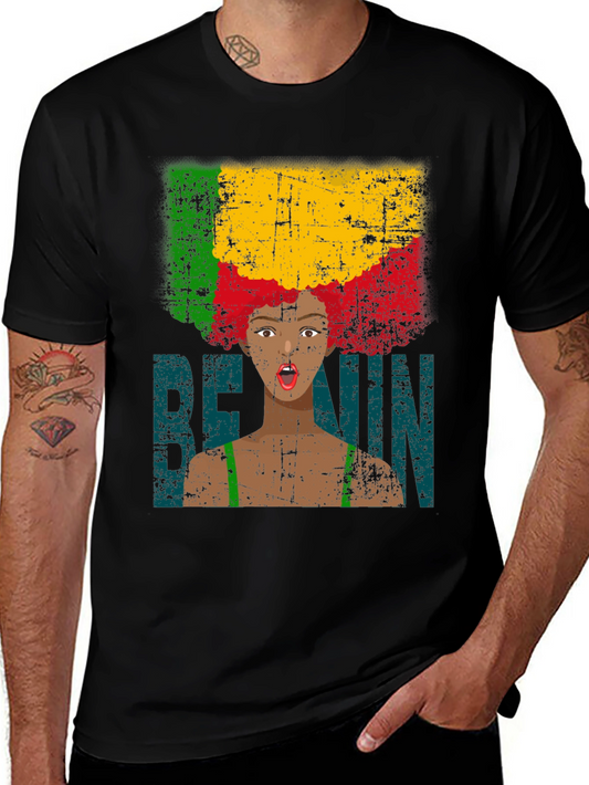 Camiseta con Diseño de Benin para Hombre