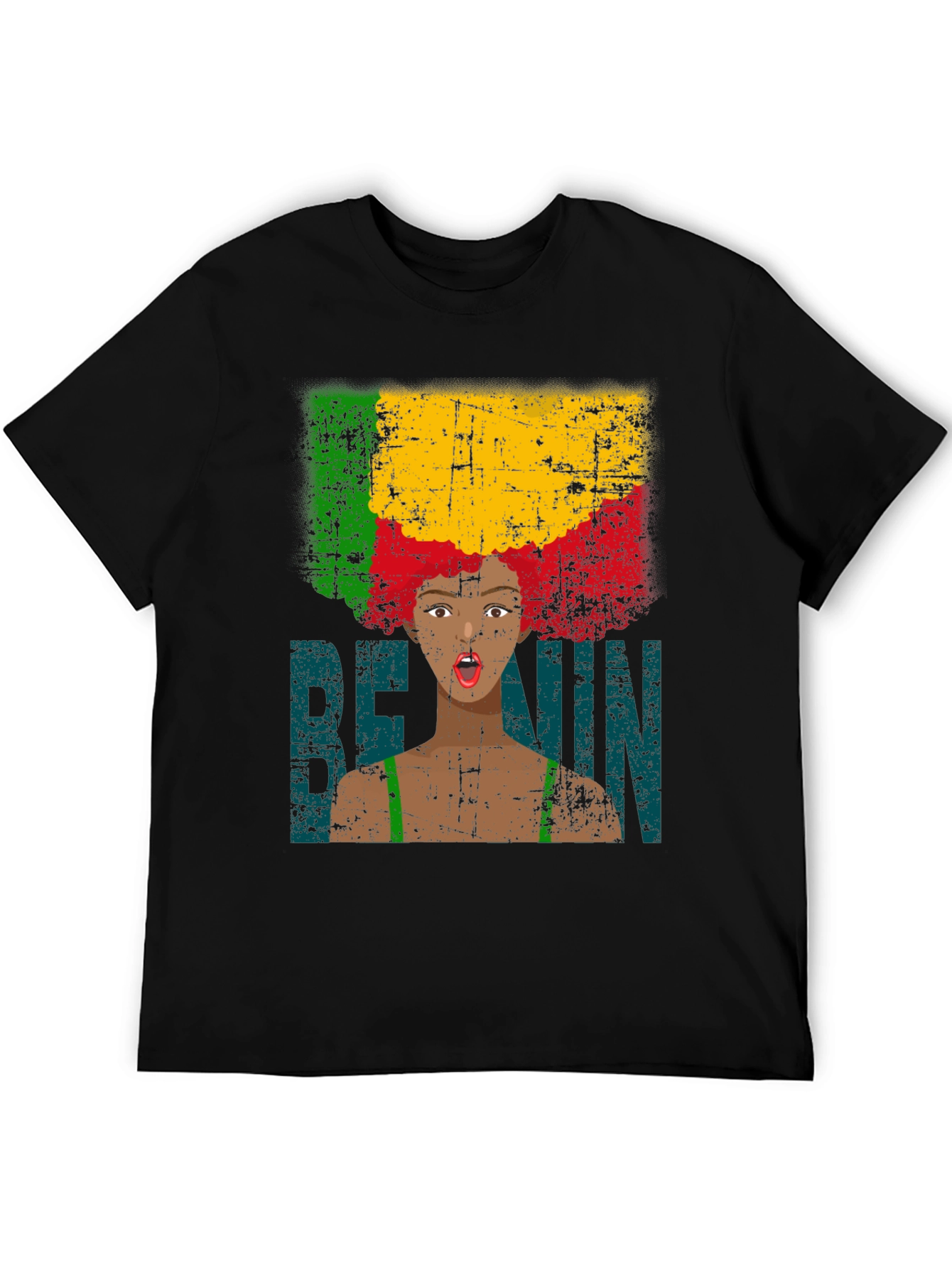 Camiseta con Diseño de Benin para Hombre