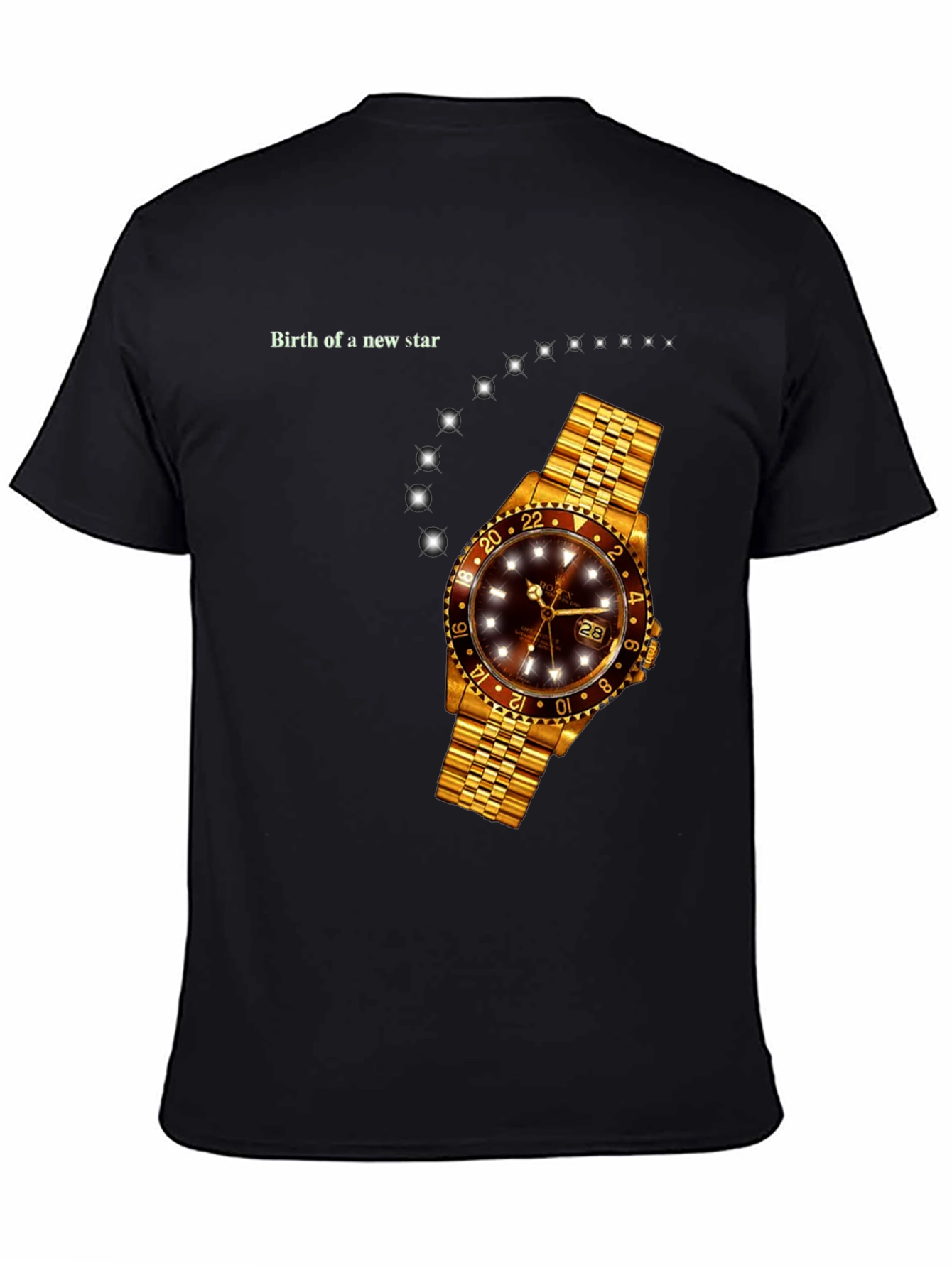 Camiseta Negra Birth of a New Star