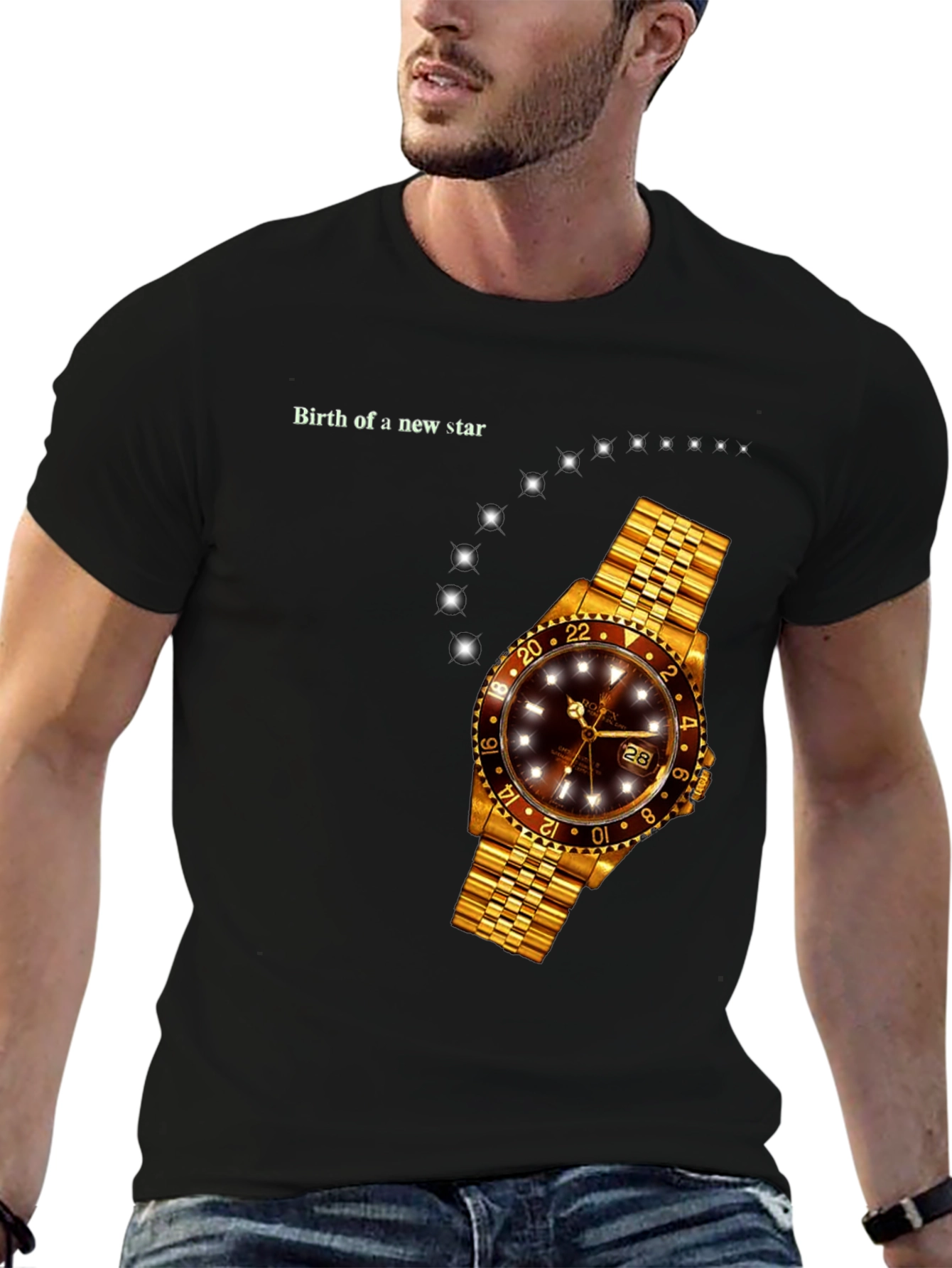 Camiseta Negra Birth of a New Star
