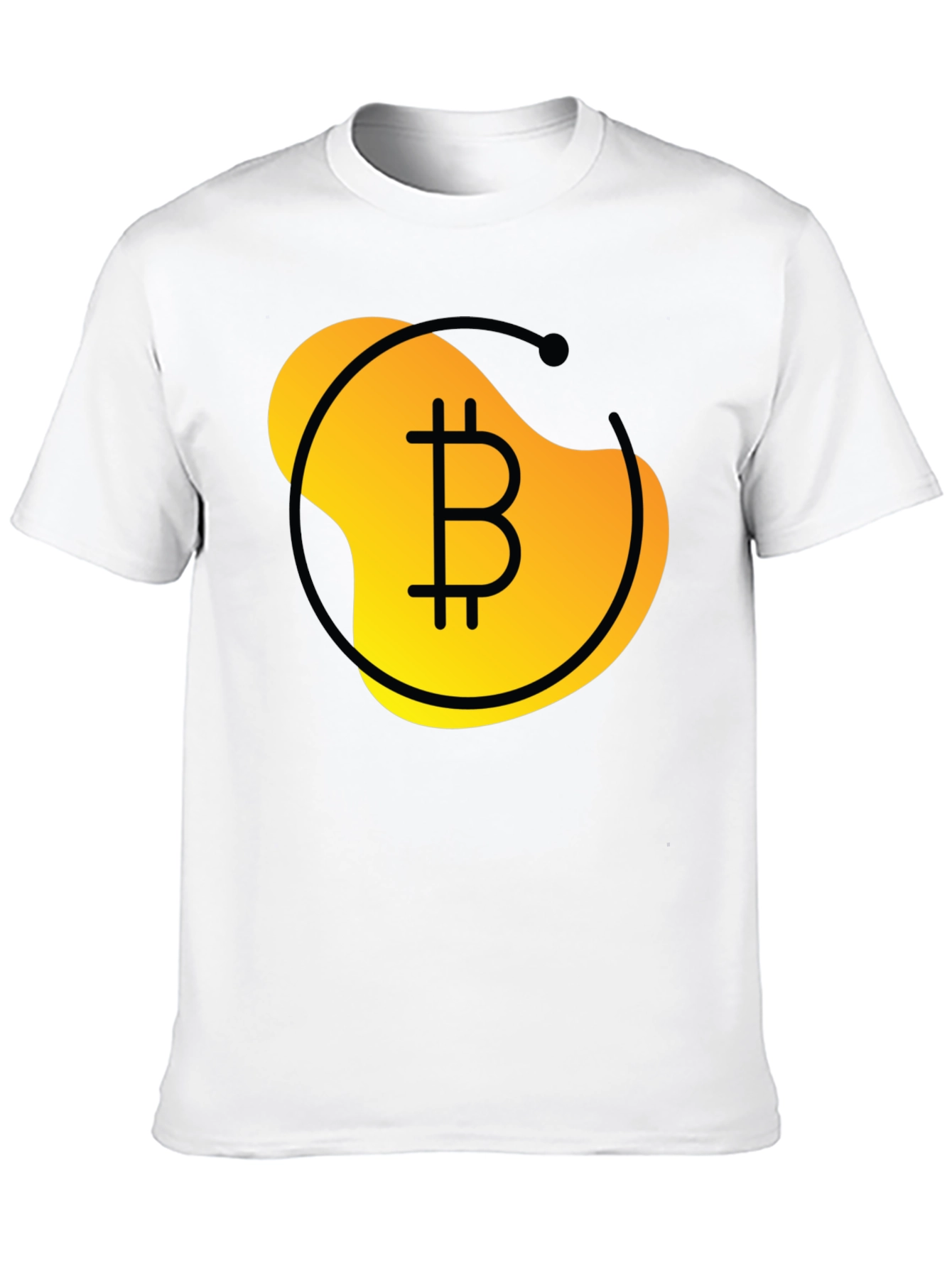 Camiseta Negra Bitcoin: Diseño Moderno y Atractivo