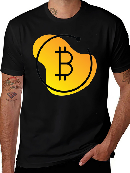 Camiseta Negra Bitcoin: Diseño Moderno y Atractivo