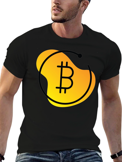 Camiseta Negra Bitcoin: Diseño Moderno y Atractivo