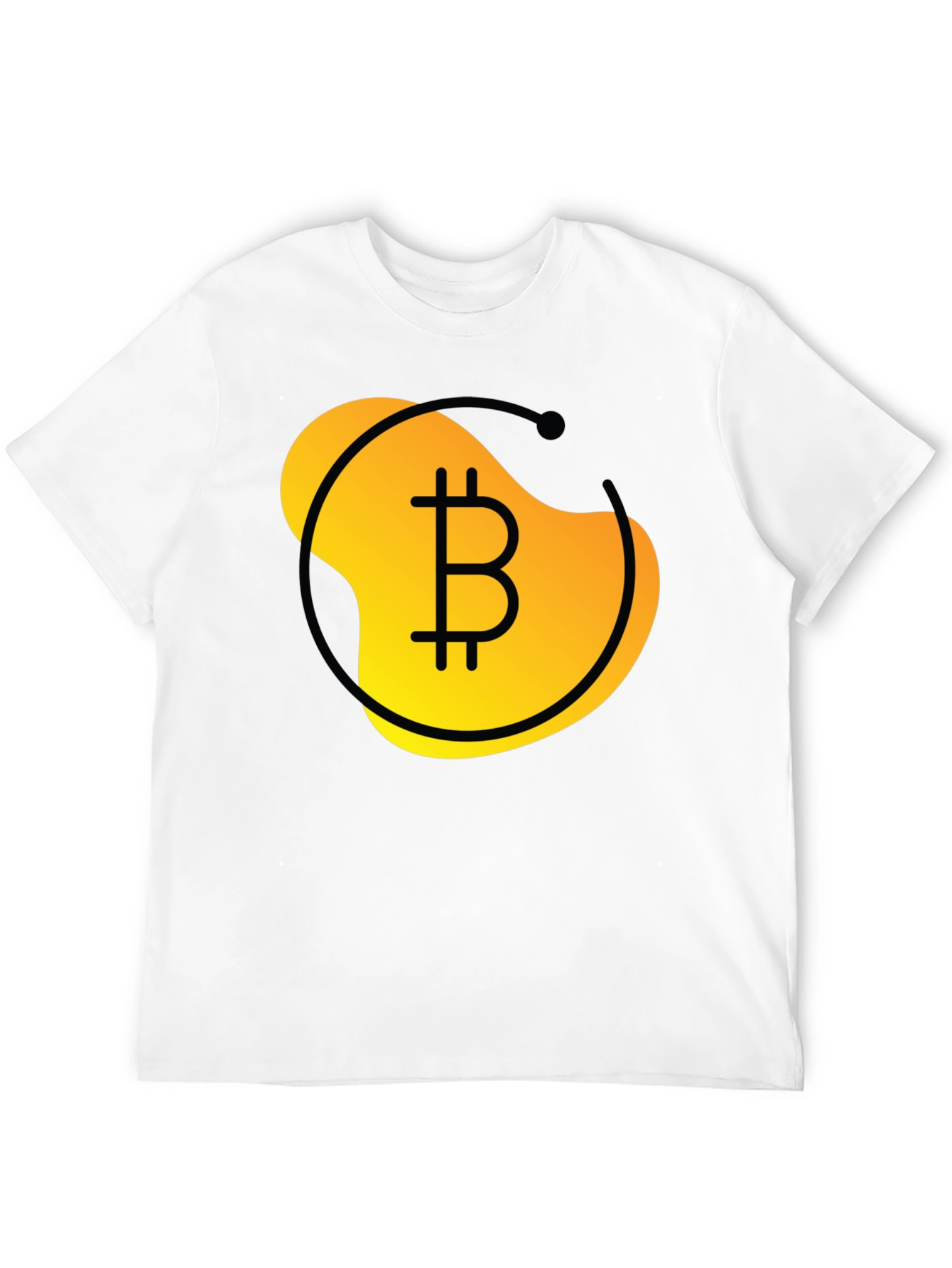 Camiseta Negra Bitcoin: Diseño Moderno y Atractivo