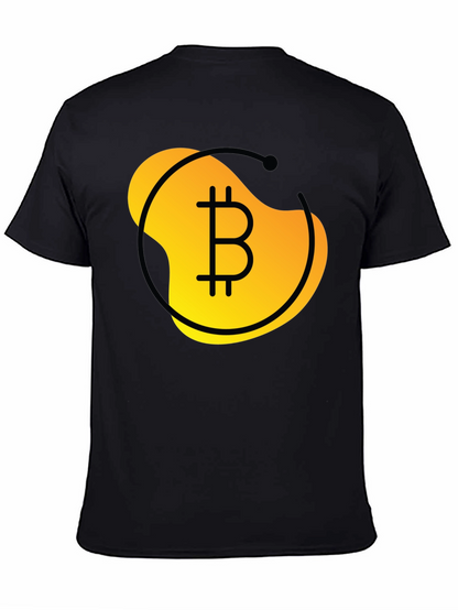 Camiseta Negra Bitcoin: Diseño Moderno y Atractivo