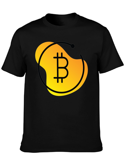 Camiseta Negra Bitcoin: Diseño Moderno y Atractivo